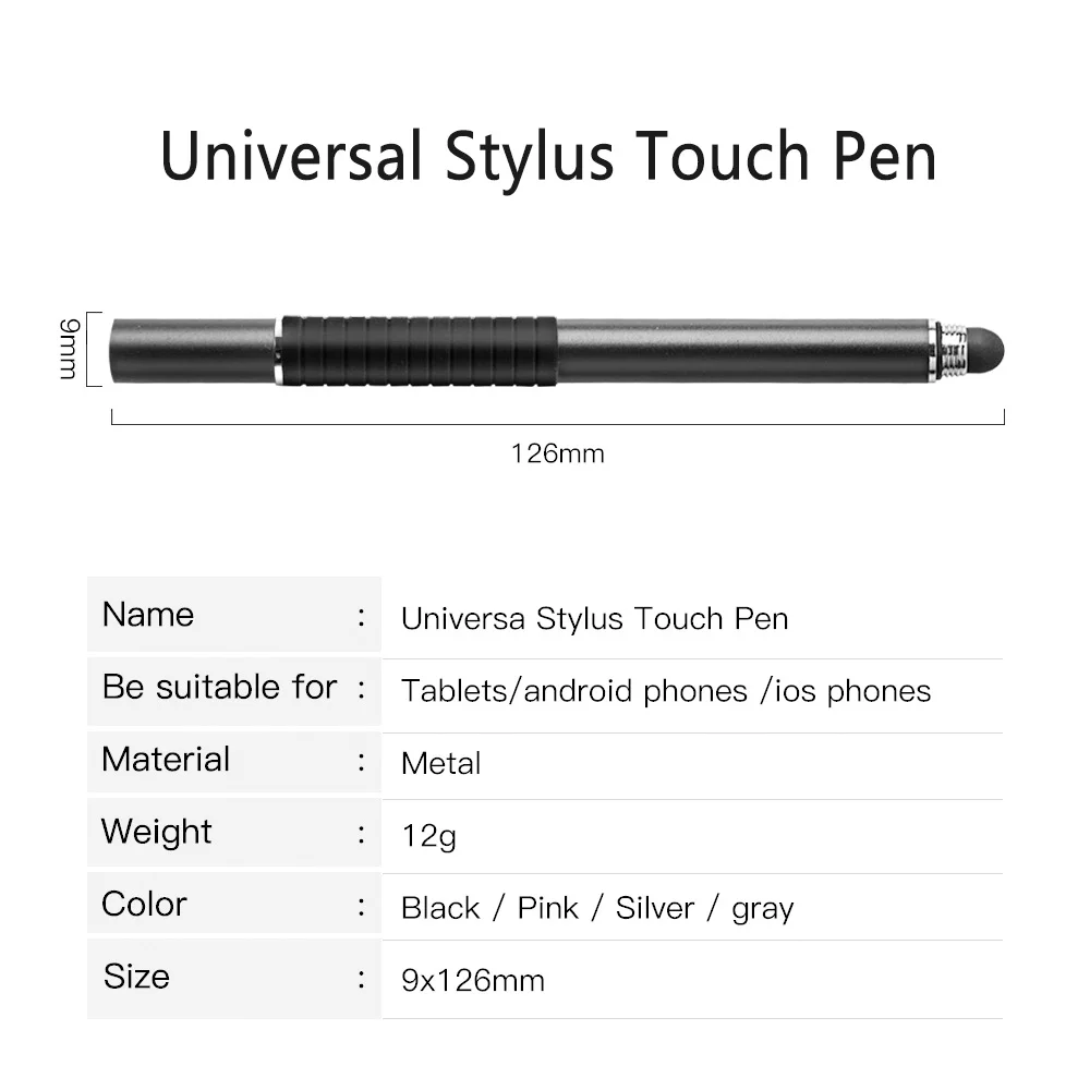 Universal 2 in 1 Stylus Pen Drawing Tablet Capacitive Screen Caneta Touch Pen for Mobile Android Phone Smart Pencil Accessories
Universal 2 in 1 Stylus Pen Drawing Tablet Capacitive Screen Caneta Touch Pen for Mobile Android Phone Smart Pencil Accessories
