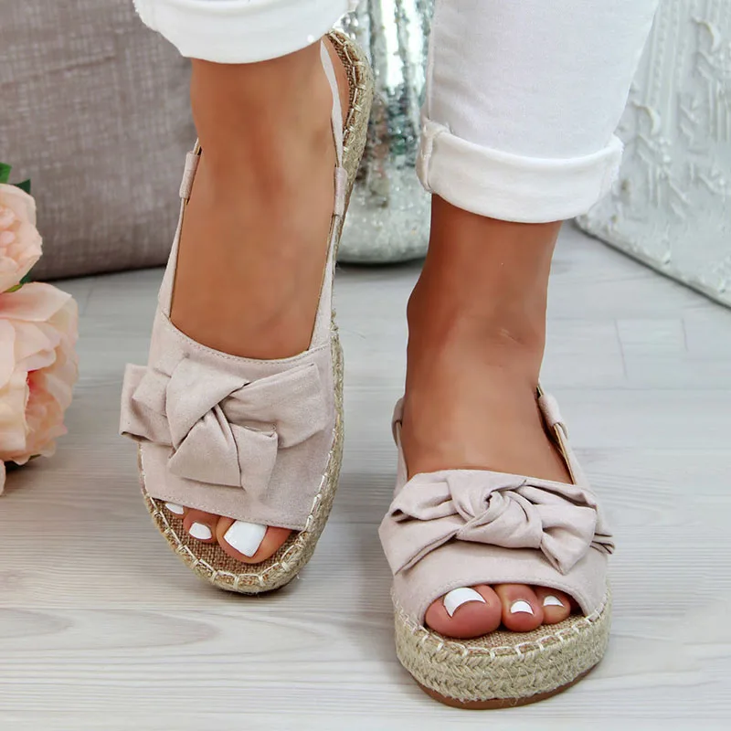 Sandals Sweet Summer Bow Decoration Woman Flat Sandals Summer Beach Casual Shoes with Low Heels Platform Sandals Wear-resistant
Sandals Sweet Summer Bow Decoration Woman Flat Sandals Summer Beach Casual Shoes with Low Heels Platform Sandals Wear-resistant