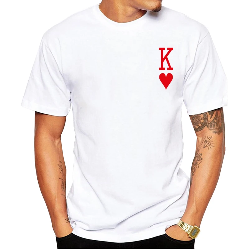 Summer Men T-shirt Hipster King of Hearts Men T-Shirt Fashion Tshirts Red Heart King Printed Tops High Quality Short Sleeve
Summer Men T-shirt Hipster King of Hearts Men T-Shirt Fashion Tshirts Red Heart King Printed Tops High Quality Short Sleeve