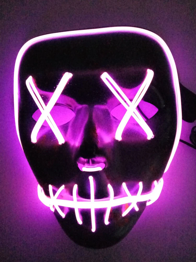 8 Pcs Halloween Scary Mask Cosplay Led Costume Mask EL Wire Light up for Halloween Festival Party Wholesale X2
8 Pcs Halloween Scary Mask Cosplay Led Costume Mask EL Wire Light up for Halloween Festival Party Wholesale X2