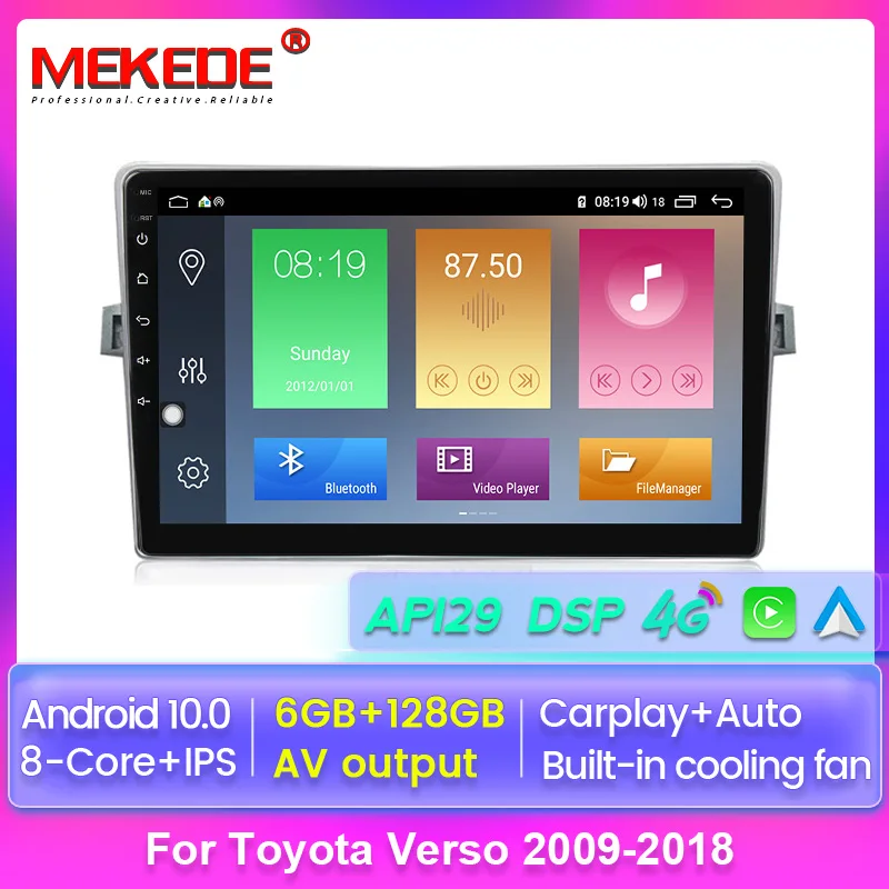 1280*720 IPS экран Android 10 для Toyota Verso 2009-2018 Авторадио GPS навигация Мультимедиа DSP RDS Carplay 6 + 128G 4G Lte WIFI
1280*720 IPS экран Android 10 для Toyota Verso 2009-2018 Авторадио GPS навигация Мультимедиа DSP RDS Carplay 6 + 128G 4G Lte WIFI