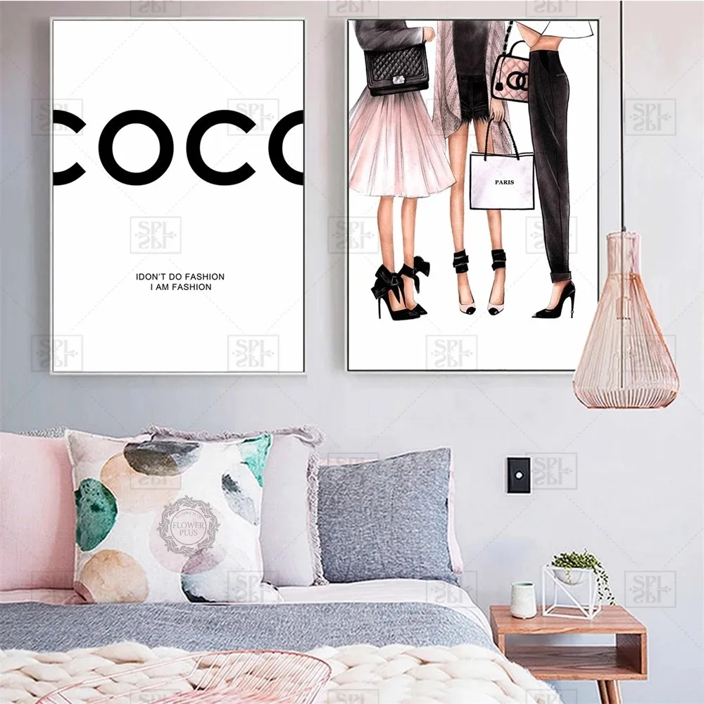 Fashion Girl Logo Super Model Wall Art Canvas Painting Watercolor Nordic Posters and Prints Wall Pictures for Living Room Decor
Fashion Girl Logo Super Model Wall Art Canvas Painting Watercolor Nordic Posters and Prints Wall Pictures for Living Room Decor