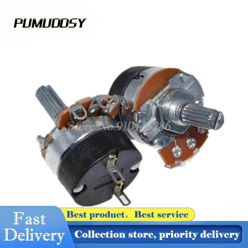 5PCS/LOT WH138-1 B500K 500K Adjustable Resistance Speed Regulator With Switch Potentiometer
5PCS/LOT WH138-1 B500K 500K Adjustable Resistance Speed Regulator With Switch Potentiometer