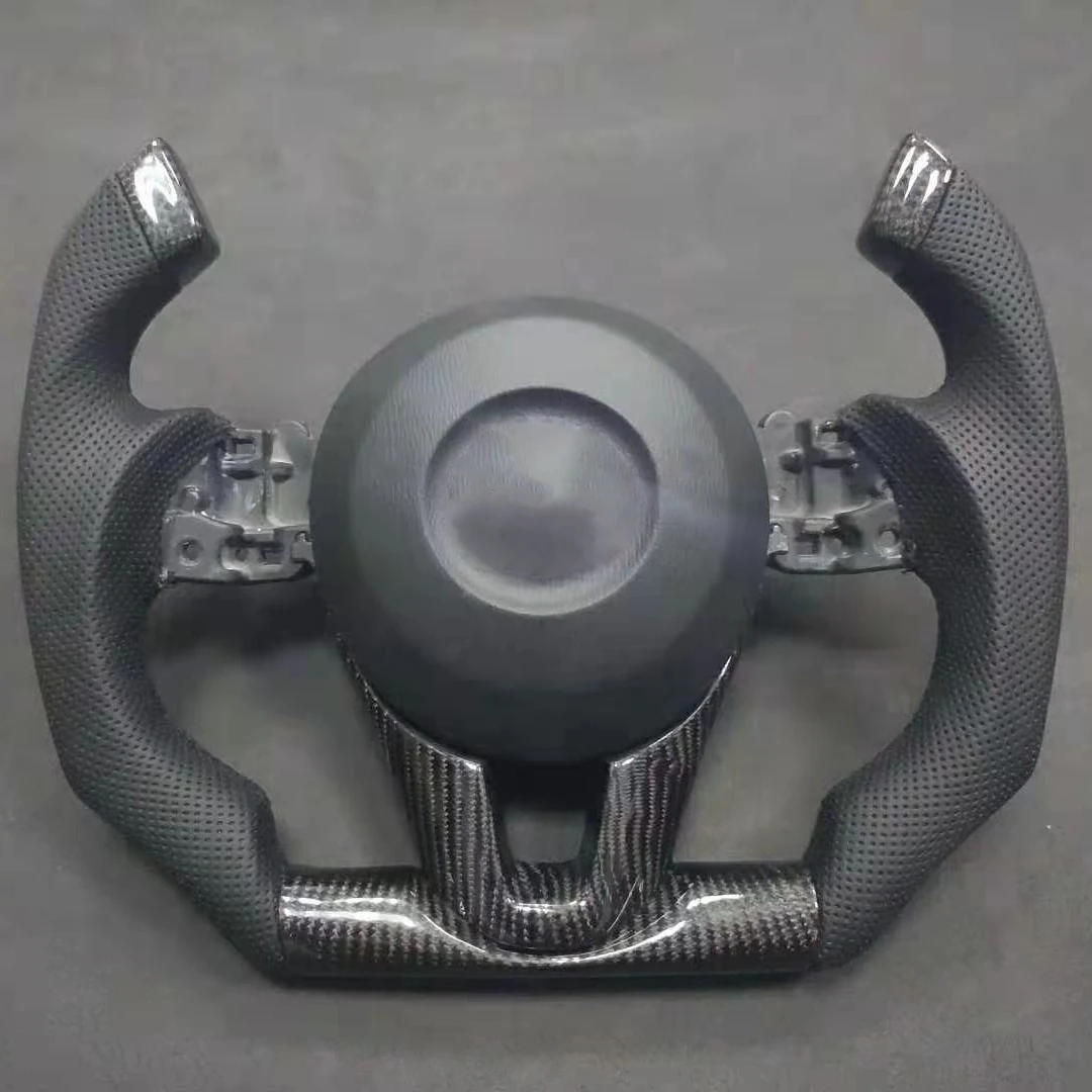 Cuatomized Real F1 Racing Carbon Fiber Sports Steering Wheel Alcantara Leather compatible for Mazda Axela ATENZA CX4 CX5
Cuatomized Real F1 Racing Carbon Fiber Sports Steering Wheel Alcantara Leather compatible for Mazda Axela ATENZA CX4 CX5