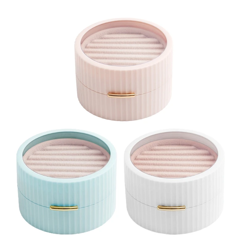 Portable Round Double Storage Box for Rings Earrings Necklaces Bracelets Great Gift for Girls and Women(Pink)
Portable Round Double Storage Box for Rings Earrings Necklaces Bracelets Great Gift for Girls and Women(Pink)