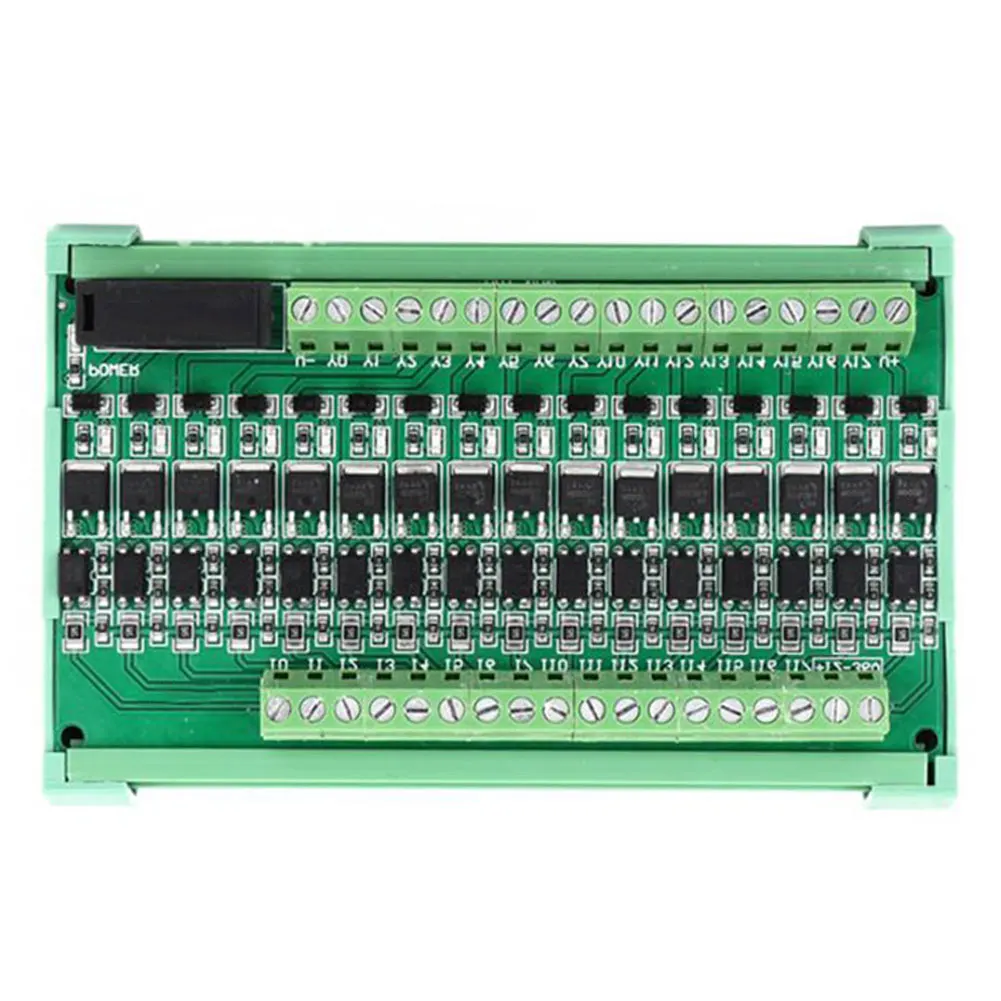 16 Channel PLC Amplifier Board Photoelectric Isolation Relay Module Input NPN Output NPN DC 12-36V Programmable Logic Controller
16 Channel PLC Amplifier Board Photoelectric Isolation Relay Module Input NPN Output NPN DC 12-36V Programmable Logic Controller