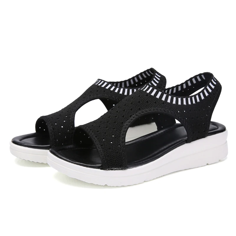 Wild Elastic Belt Sports Sandals Summer New Women's Shoes Women's Thick Bottom Fish Mouth Mesh Sandals Drop Shipping
Wild Elastic Belt Sports Sandals Summer New Women's Shoes Women's Thick Bottom Fish Mouth Mesh Sandals Drop Shipping