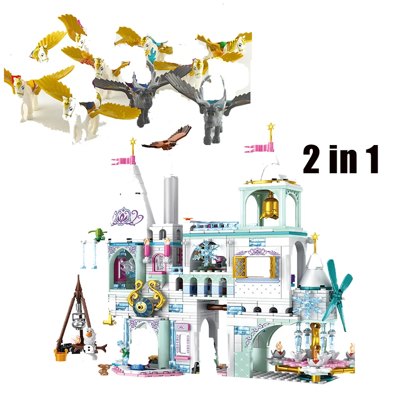 2020 New Disney Ice and snow Princess The + princess pegasus Elsas Frozen Castle Model Building Block boy Girl Toy Birthday Gift
2020 New Disney Ice and snow Princess The + princess pegasus Elsas Frozen Castle Model Building Block boy Girl Toy Birthday Gift