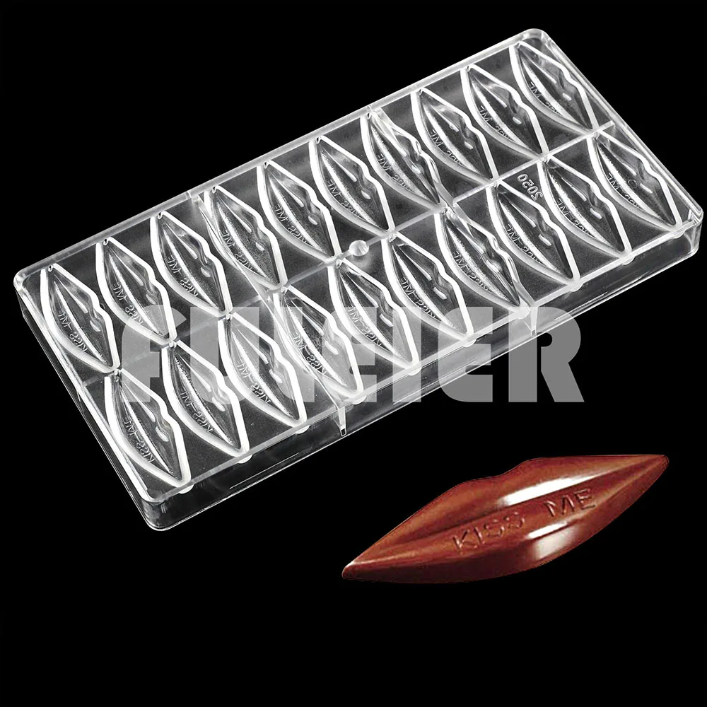 Valentine's Day Lips Polycarbonate Chocolate Mold For Baking Pastry Confectionery Tool Bakeware BonBon Candy Mould
Valentine's Day Lips Polycarbonate Chocolate Mold For Baking Pastry Confectionery Tool Bakeware BonBon Candy Mould