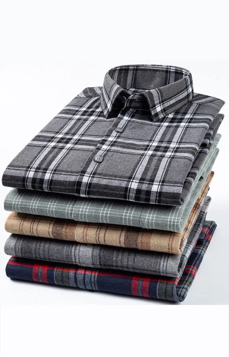Men Flannel Plaid Shirt 100% Cotton 2021 Spring Autumn Casual Long Sleeve Shirt Soft Comfort Slim Fit Styles Brand For Man Plus
Men Flannel Plaid Shirt 100% Cotton 2021 Spring Autumn Casual Long Sleeve Shirt Soft Comfort Slim Fit Styles Brand For Man Plus