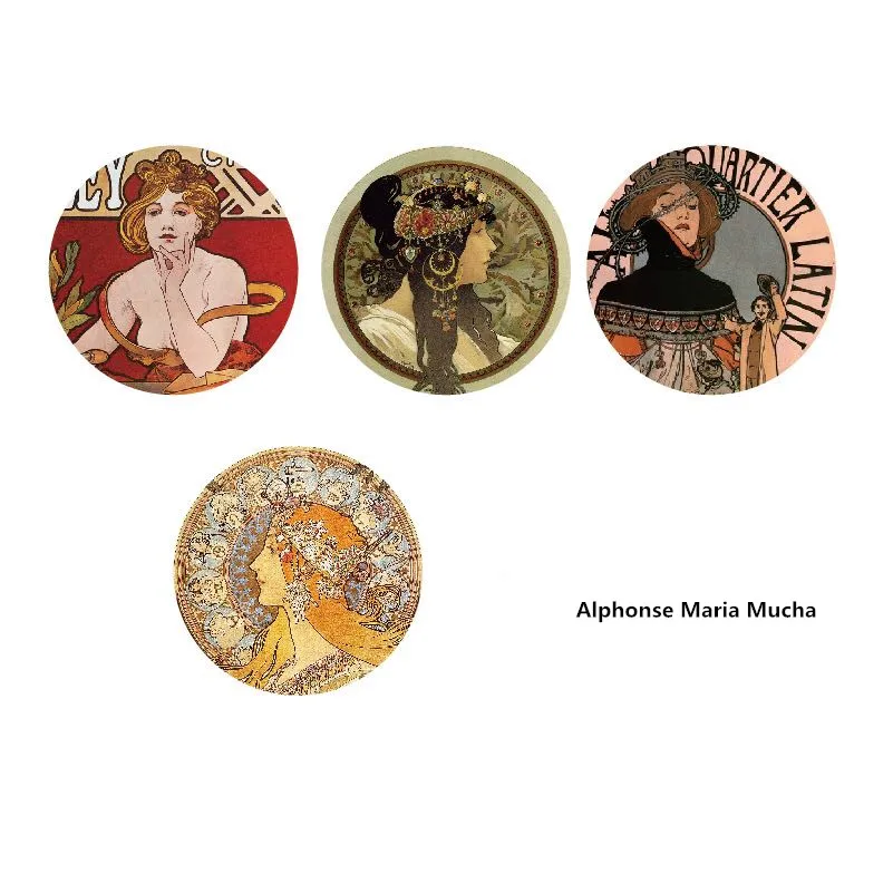 10PCS Mucha's famous painting sticker for kids homemade book stickers on laptop / decorative scrapbooking / DIY
10PCS Mucha's famous painting sticker for kids homemade book stickers on laptop / decorative scrapbooking / DIY