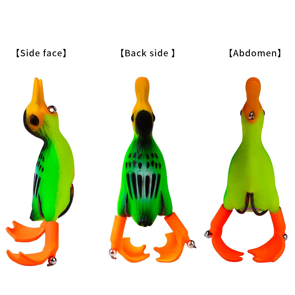 1 Pcs Double Propeller Flipper Duck Fishing Lures Ducking Frog Soft Bait 9cm 11g 3D Eyes Artificial Swimbait Day Bass Tackle
1 Pcs Double Propeller Flipper Duck Fishing Lures Ducking Frog Soft Bait 9cm 11g 3D Eyes Artificial Swimbait Day Bass Tackle