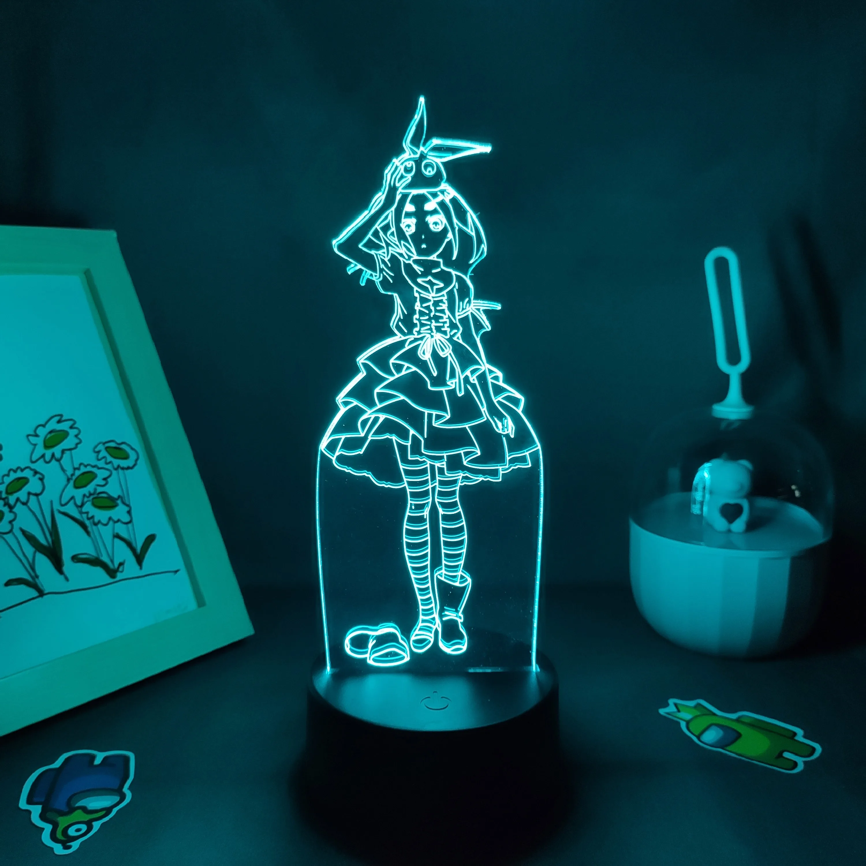 Bakemonogatari Аниме Фигурка Yotsugi Ononoki 3D светодиодные лампы RGB ночники манга милые подарки Спальня прикроватный стол украшение
Bakemonogatari Аниме Фигурка Yotsugi Ononoki 3D светодиодные лампы RGB ночники манга милые подарки Спальня прикроватный стол украшение