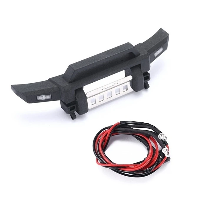 Front Bumper with LED Light for XIAOMI Suzuki Jimny 1/16 RC Car Upgrade Parts Decoration Accessories
Front Bumper with LED Light for XIAOMI Suzuki Jimny 1/16 RC Car Upgrade Parts Decoration Accessories