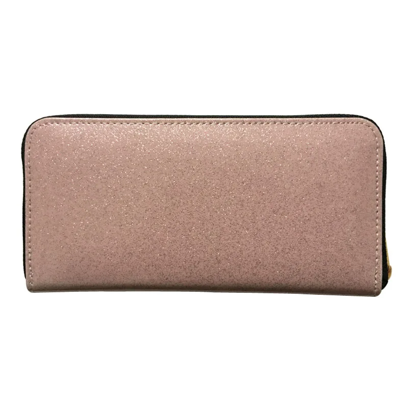 

KANDRA New Fashion Women's Long Clutch Wallet Glitter PU Leather Ladies Phone Bag Zipper Card Holder Female Coin Purses Gift