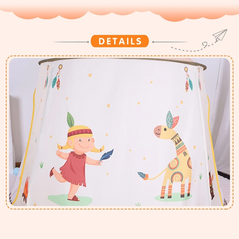 Kid Teepee Tent Playing Game House Portable Princess Castle Present for Kids Children Play Toy Birthday Christmas Gift
Kid Teepee Tent Playing Game House Portable Princess Castle Present for Kids Children Play Toy Birthday Christmas Gift