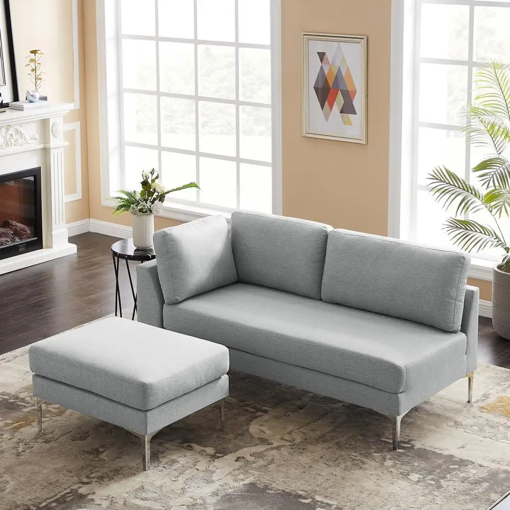 1 Set Sectional Sofa Sturdy Construction Fadeless Polyester Cozy Easy Assembly Couch Bed for Home
1 Set Sectional Sofa Sturdy Construction Fadeless Polyester Cozy Easy Assembly Couch Bed for Home