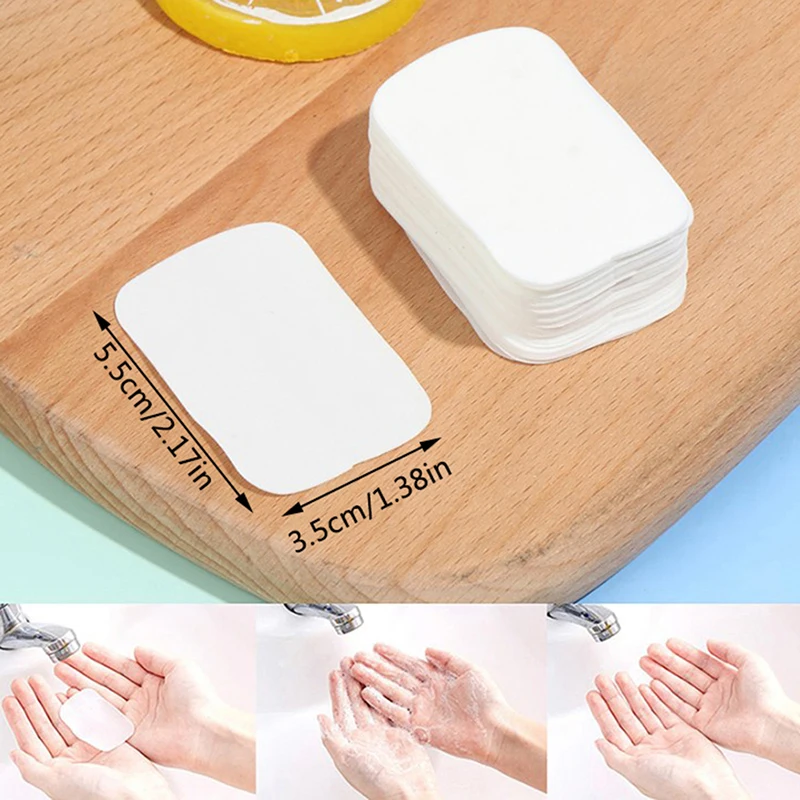 20/50pcs Portable Cotton Washing Slice Bath Hand Travel Scented Foaming Supplement Soap Paper
20/50pcs Portable Cotton Washing Slice Bath Hand Travel Scented Foaming Supplement Soap Paper