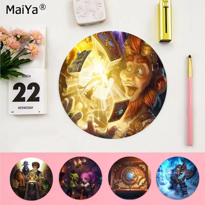 MaiYa Non Slip PC Hearthstone round Mouse pad PC Computer mat gaming Mousepad Rug For PC Laptop Notebook
MaiYa Non Slip PC Hearthstone round Mouse pad PC Computer mat gaming Mousepad Rug For PC Laptop Notebook