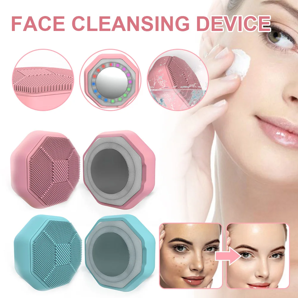 Silicone Face Cleansing Brush Deep Cleaning 45℃ Heat Massage Rechargeable Face Brush with 5 Lighting Mode
Silicone Face Cleansing Brush Deep Cleaning 45℃ Heat Massage Rechargeable Face Brush with 5 Lighting Mode