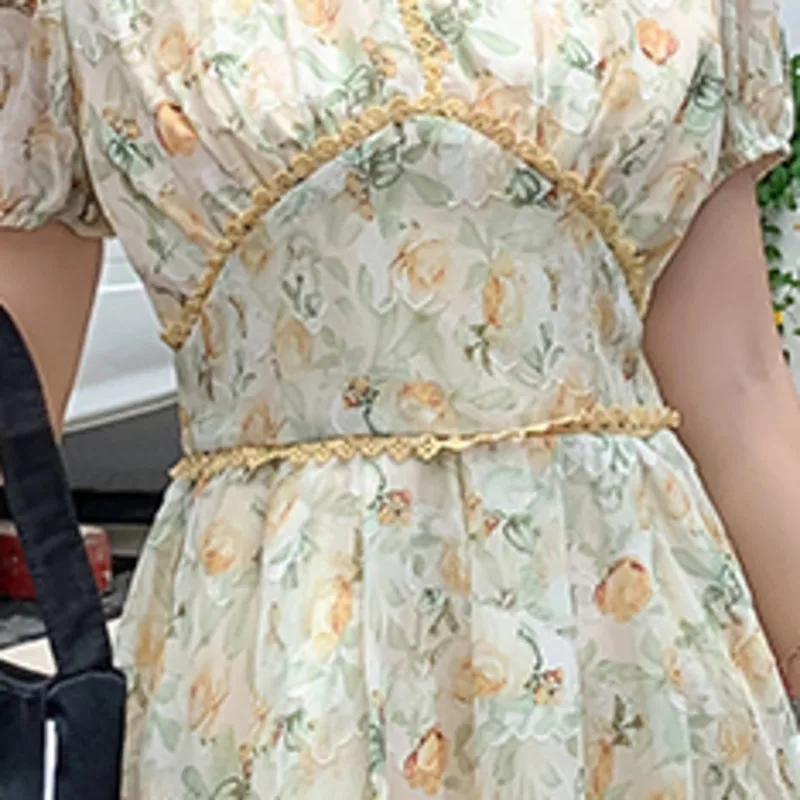 New Summer Women Vintage Floral Print Jumpsuit Casual Romper V Neck Short Puff Sleeve Lace Mini Pantskirt Holiday Beach Playsuit
New Summer Women Vintage Floral Print Jumpsuit Casual Romper V Neck Short Puff Sleeve Lace Mini Pantskirt Holiday Beach Playsuit