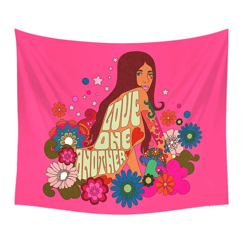 80S Vintage Wall Tapestry Hanging Decor for Girls Dorm Roon Decoration Rainbow INS Trippy Tapestry Psychedelic Wall Covering
80S Vintage Wall Tapestry Hanging Decor for Girls Dorm Roon Decoration Rainbow INS Trippy Tapestry Psychedelic Wall Covering