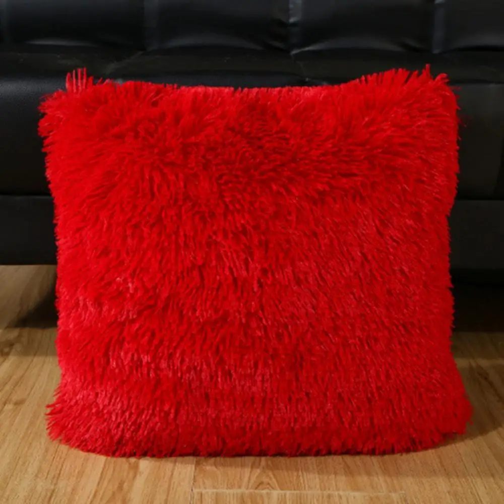 Warm Fluffy Pillow Case Solid Color Soft Comfortable Plush Throw Cushion Cover Home Bed Sofa Car Decoration
Warm Fluffy Pillow Case Solid Color Soft Comfortable Plush Throw Cushion Cover Home Bed Sofa Car Decoration