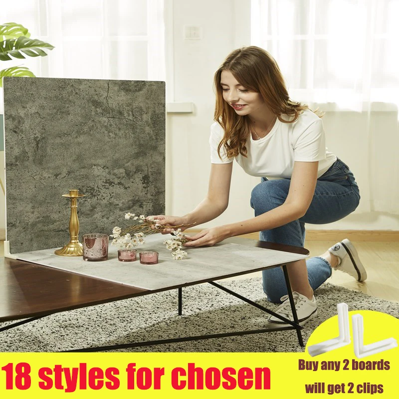 60*60cm Photography Backdrops board Marbling Wood Grain Cosmetics Photography backgroud Photophones for Photo Studio Shoot
60*60cm Photography Backdrops board Marbling Wood Grain Cosmetics Photography backgroud Photophones for Photo Studio Shoot