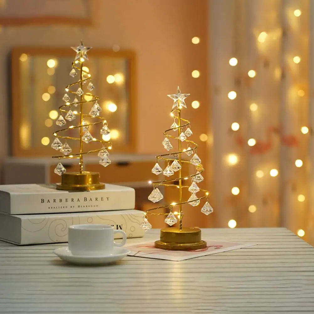 Crystal Christmas Tree Led Night Light Fairy Copper Wire Table Lamp Bedroom Living Room Desk Light Home Decor Kid Gift
Crystal Christmas Tree Led Night Light Fairy Copper Wire Table Lamp Bedroom Living Room Desk Light Home Decor Kid Gift