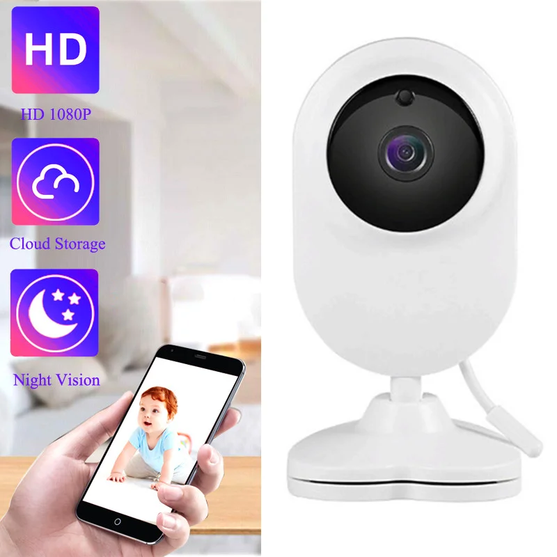 1080P 2MP Камера ультра-прозрачная инфракрасная Ночное видение Видеоняни и радионяни Крытый мини видеонаблюдения Беспроводной Wi-Fi домашней бе...
1080P 2MP Камера ультра-прозрачная инфракрасная Ночное видение Видеоняни и радионяни Крытый мини видеонаблюдения Беспроводной Wi-Fi домашней бе...