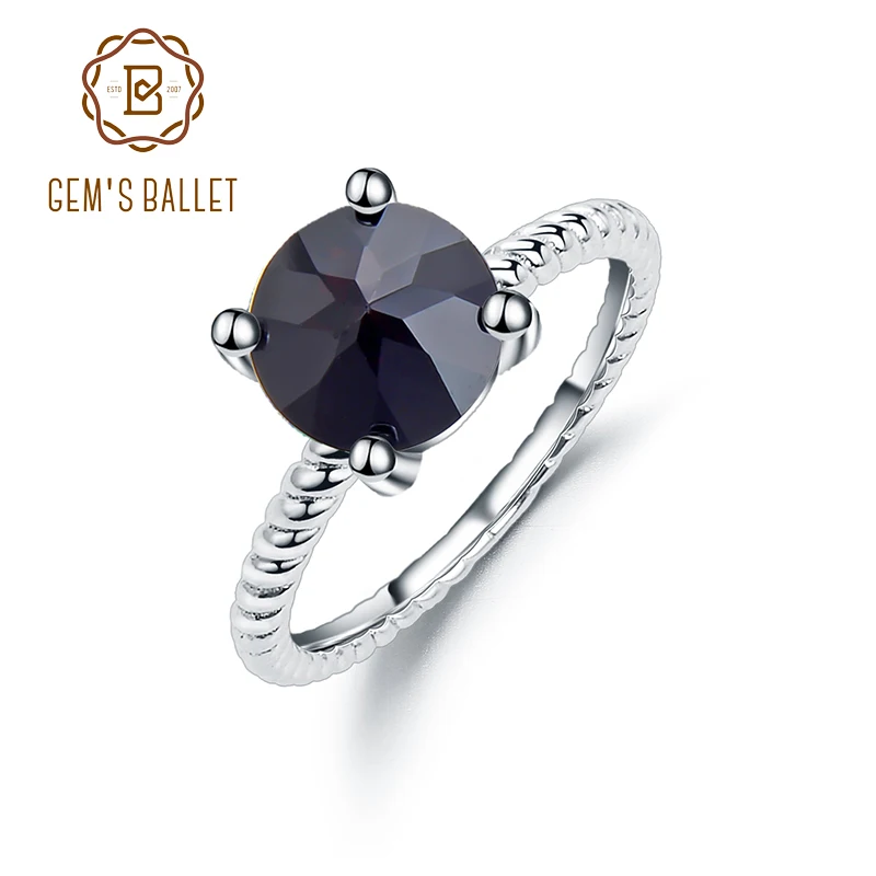 GEM'S BALLET 925 Sterling Silver Gemstone Ring Natural Birthstone Infinity Ball Band Ring Stackable Rings For Women Fine Jewelry
GEM'S BALLET 925 Sterling Silver Gemstone Ring Natural Birthstone Infinity Ball Band Ring Stackable Rings For Women Fine Jewelry