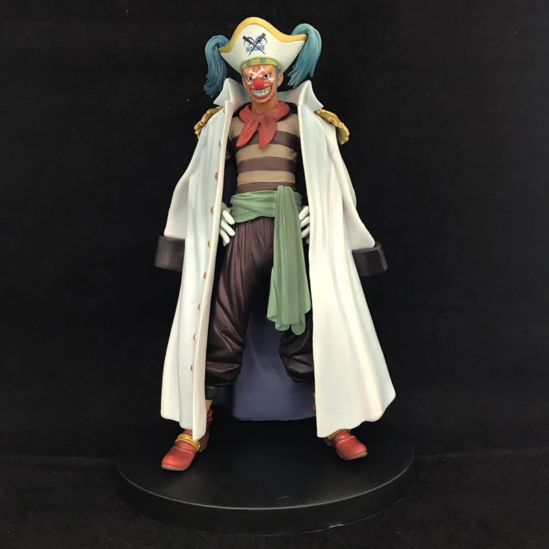 

Anime One Piece Cartoon Pirate Dx7 Great Route Group Vertical Clown Buggy Action Figures Hand-made Model Toys Kids Holiday Gift