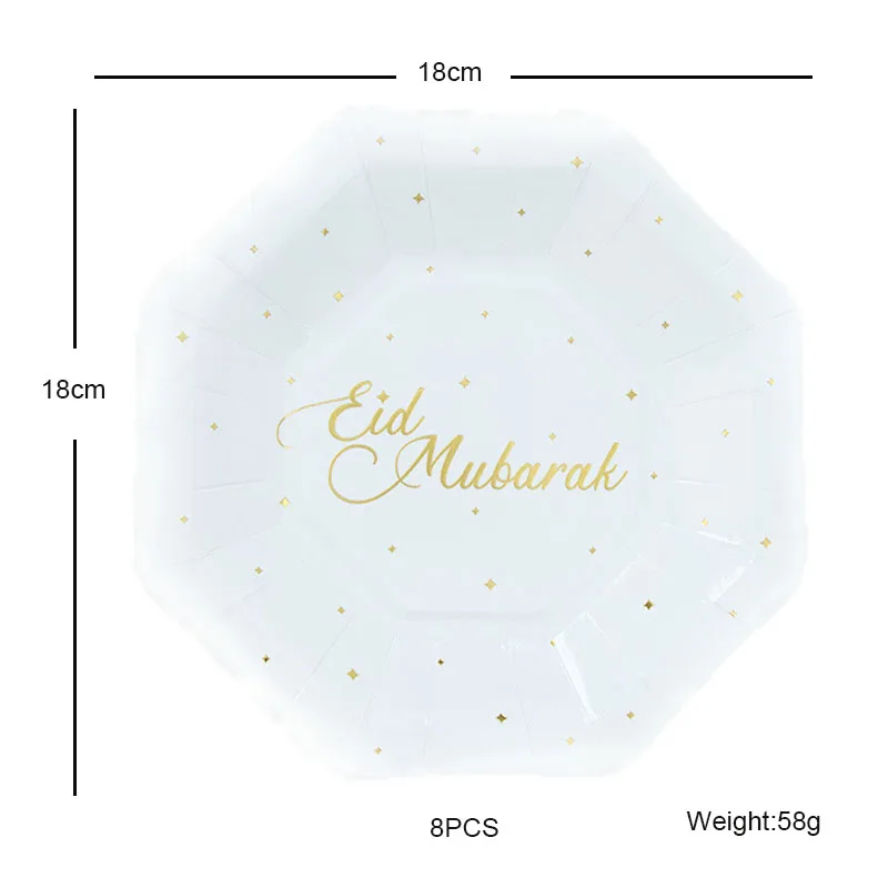 Eid Mubarak Ramadan Decoration Trays Decorative Display Dessert Disposable Party Tableware Mubarak Muslim Islamic Festival
Eid Mubarak Ramadan Decoration Trays Decorative Display Dessert Disposable Party Tableware Mubarak Muslim Islamic Festival