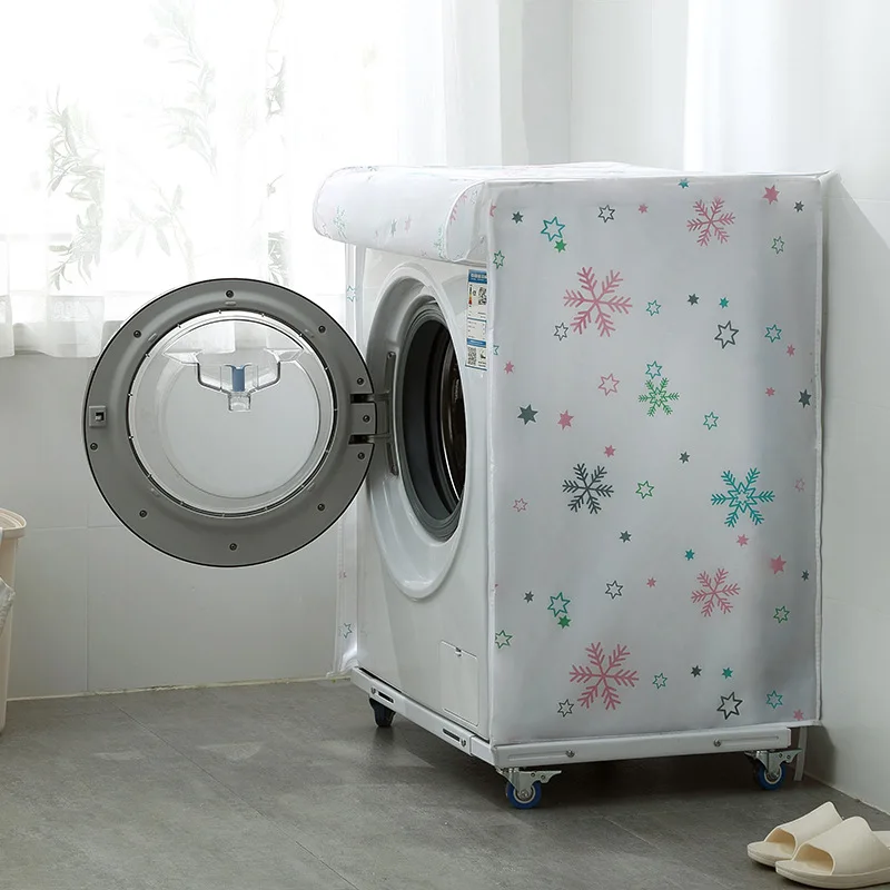 Waterproof Washing Machine Cover PEVA Sunscreen Dust Proof Cover Case Washer Protective Dust Jacket Front Top Open
Waterproof Washing Machine Cover PEVA Sunscreen Dust Proof Cover Case Washer Protective Dust Jacket Front Top Open