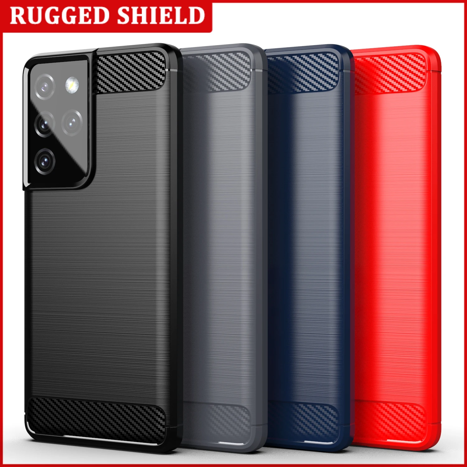 For Samsung Galaxy S21 Ultra S21 S21 Plus Case Silicone Rugged Armor Soft Carbon Fiber TPU Cover For Samsung S21 Ultra Case
For Samsung Galaxy S21 Ultra S21 S21 Plus Case Silicone Rugged Armor Soft Carbon Fiber TPU Cover For Samsung S21 Ultra Case
