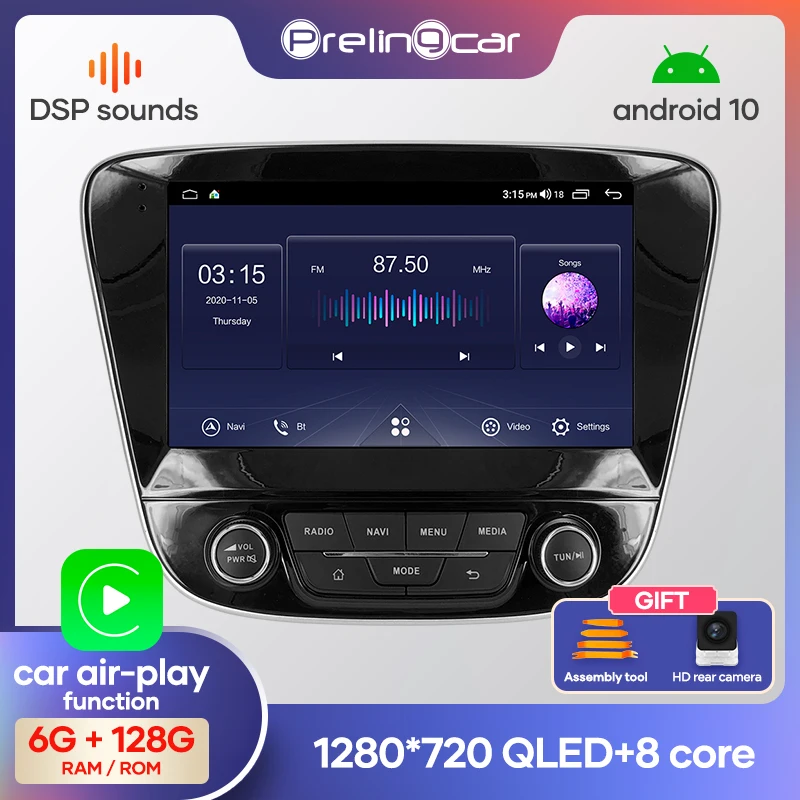 Автомобильная система Android 10 0 сенсорный IPS экран стерео для Chevrolet covetz