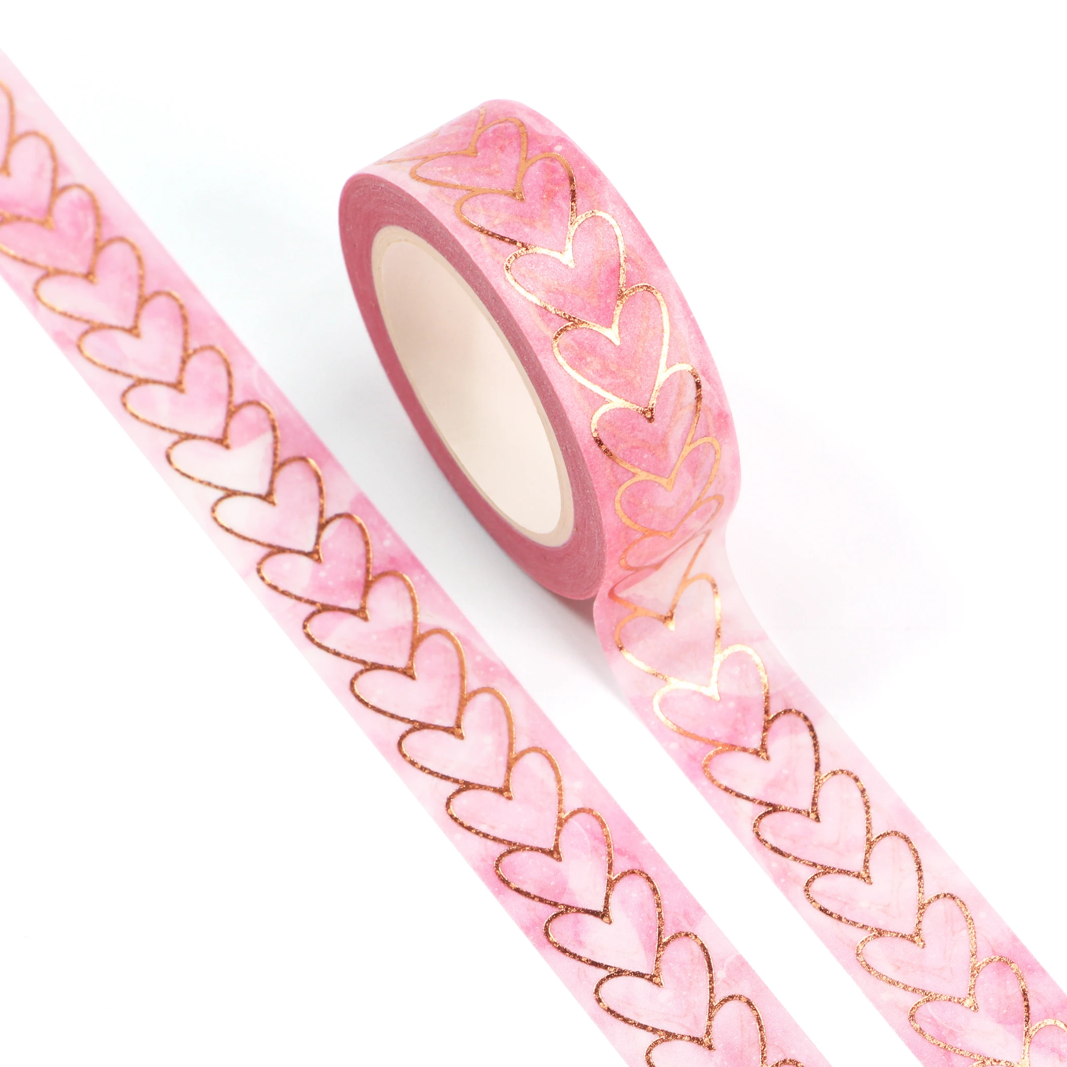 1PC 15MM*10M Foil Yellow Heart Pink Decorative Washi Tape DIY Scrapbooking Masking Tape School Office Supply
1PC 15MM*10M Foil Yellow Heart Pink Decorative Washi Tape DIY Scrapbooking Masking Tape School Office Supply