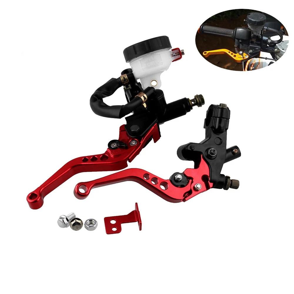 Universal Motorcycle Modified Hand Brake Aluminum Brake Pump Adjustable Horn Clutch Motorcycle Accessories
Universal Motorcycle Modified Hand Brake Aluminum Brake Pump Adjustable Horn Clutch Motorcycle Accessories
