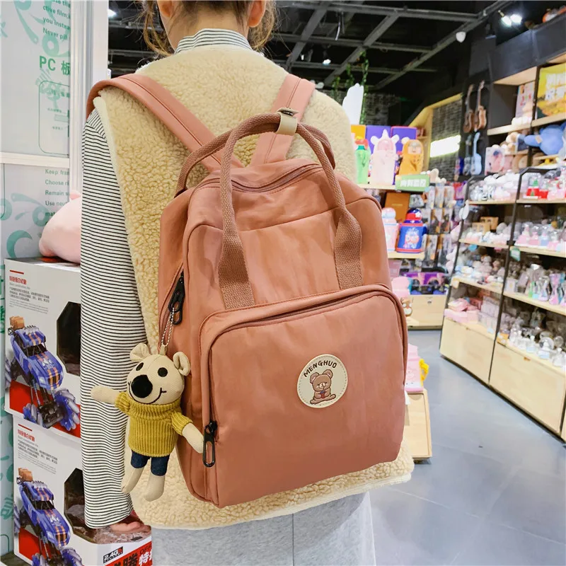 Рюкзак Ulzzang для старшей школы, маленький универсальный рюкзак для студентов
Рюкзак Ulzzang для старшей школы, маленький универсальный рюкзак для студентов