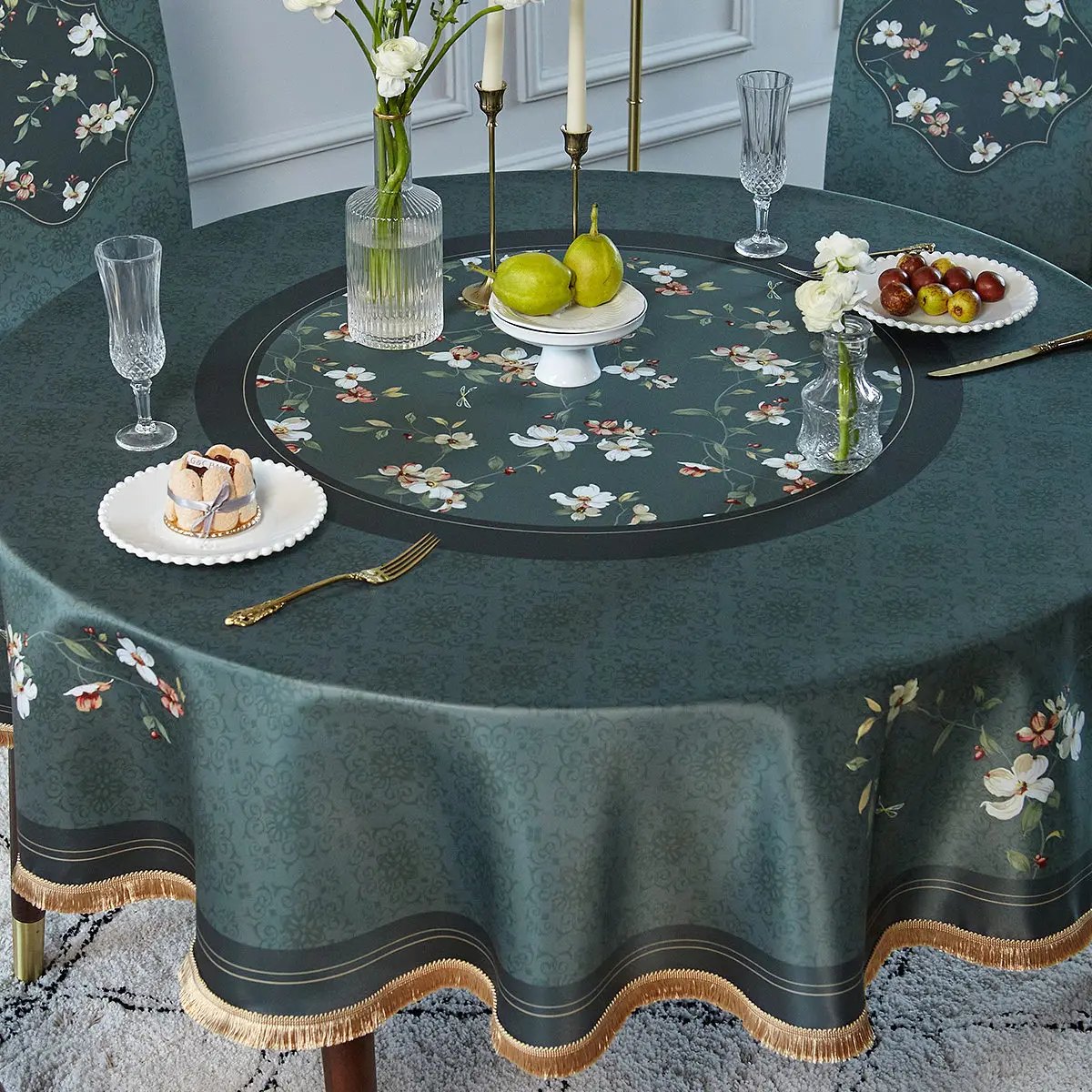 Round Chinese Tablecloth Luxury Waterproof Oil Proof Household Dining Table Decor Tablecloth Aesthetic Tovaglia Houseware BS50TC
Round Chinese Tablecloth Luxury Waterproof Oil Proof Household Dining Table Decor Tablecloth Aesthetic Tovaglia Houseware BS50TC