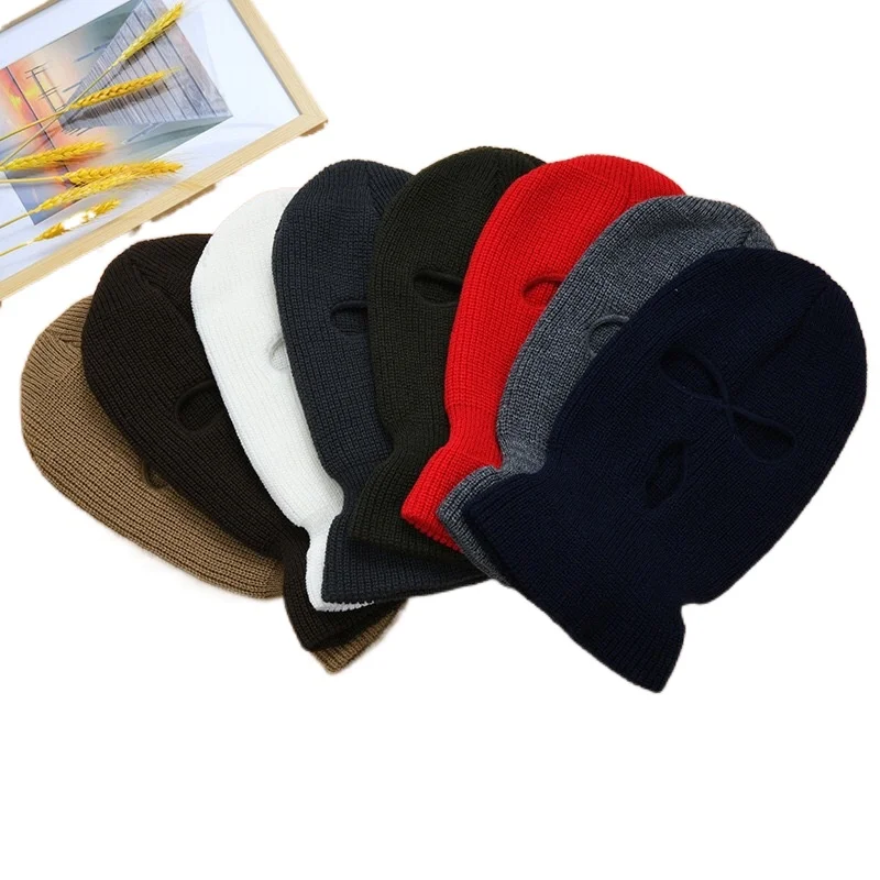 Full Face Cover Mask Three 3 Hole Balaclava Knit Hat Army Tactical CS Winter Ski Cycling Mask Beanie Hat Scarf Warm Face Masks
Full Face Cover Mask Three 3 Hole Balaclava Knit Hat Army Tactical CS Winter Ski Cycling Mask Beanie Hat Scarf Warm Face Masks