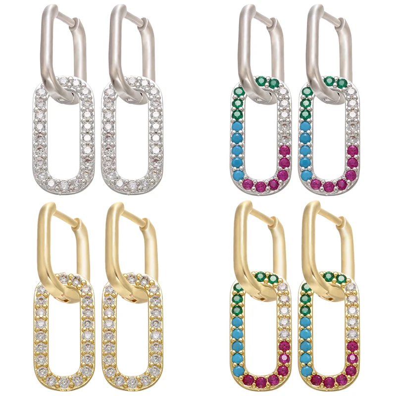 HECHENG 1pair rainbow earrings wholesale CZ colorful gold color cooper jewelry accessries for women VD732
HECHENG 1pair rainbow earrings wholesale CZ colorful gold color cooper jewelry accessries for women VD732