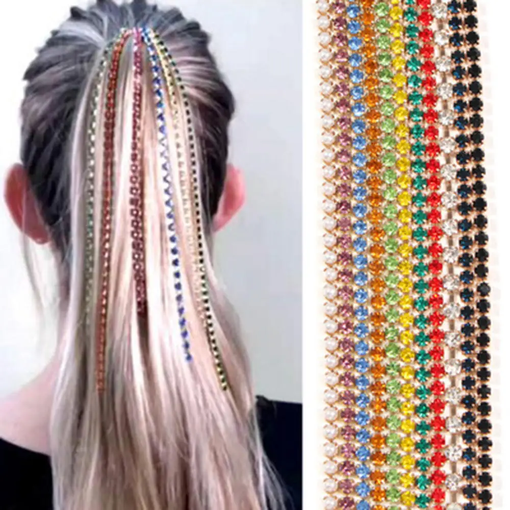 Fashion Barrettes Chaine New Wig Extension Chain Rhinestone Plated Fringe Hair Chains Headdress Chain Clips Temperament Female
Fashion Barrettes Chaine New Wig Extension Chain Rhinestone Plated Fringe Hair Chains Headdress Chain Clips Temperament Female