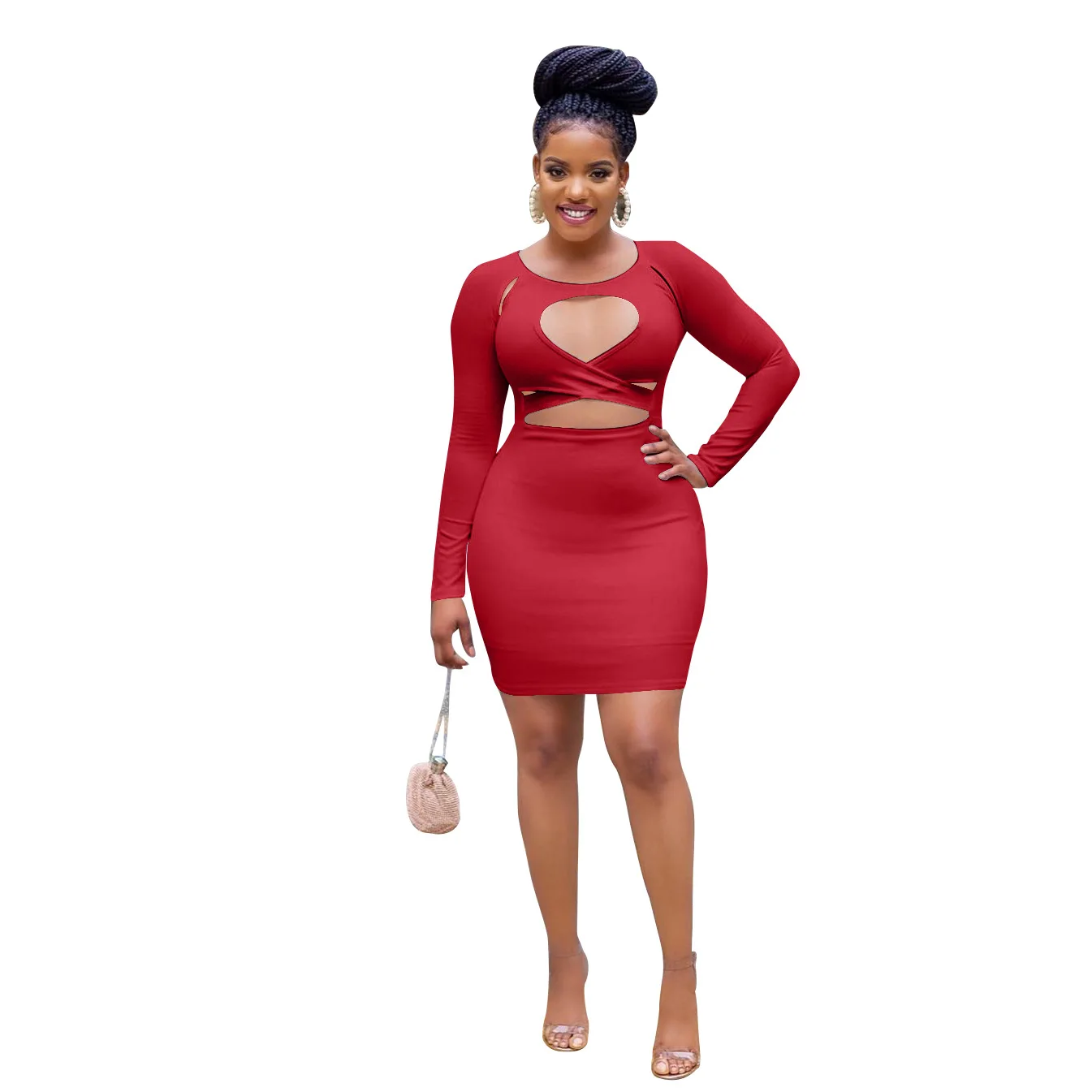 New Arrived Autumn Fashion Women's Sexy Casual Dress Mini Solid Color Zipper Hole Slim European and American Female Dress
New Arrived Autumn Fashion Women's Sexy Casual Dress Mini Solid Color Zipper Hole Slim European and American Female Dress