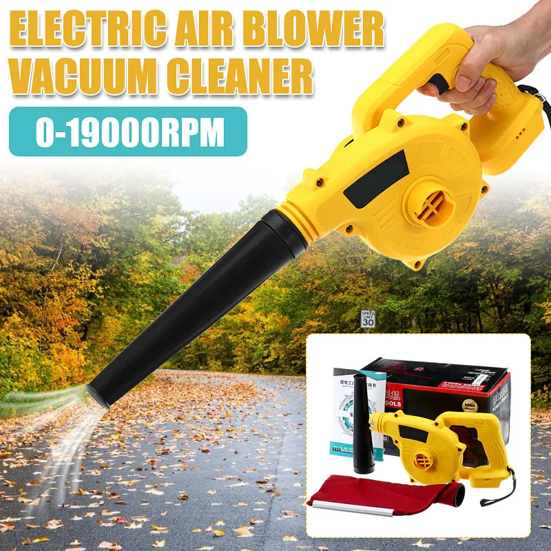 18V Electric Handheld Cordless Blower Vacuum Clean Air Blower for Dust Blowing Dust Computer Collector Hand Operat Power Tool
18V Electric Handheld Cordless Blower Vacuum Clean Air Blower for Dust Blowing Dust Computer Collector Hand Operat Power Tool