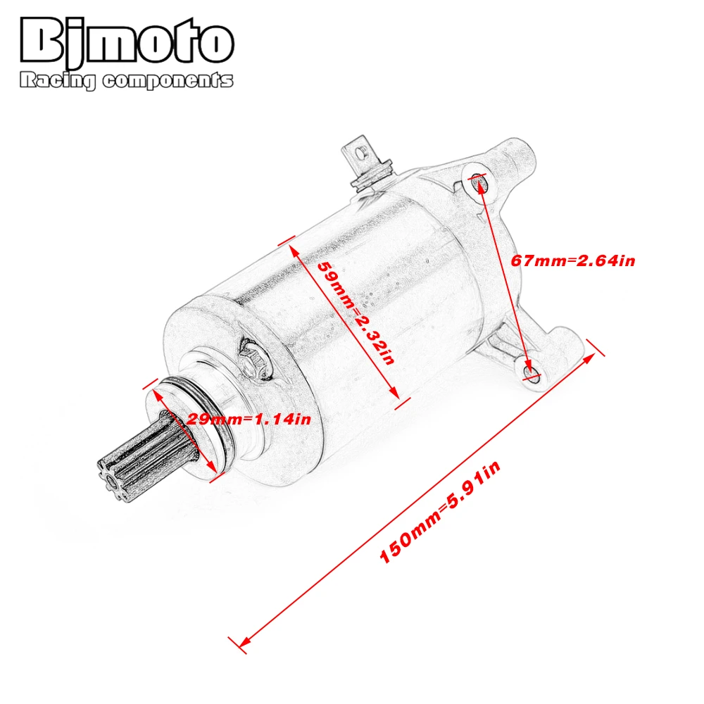31100-05501 Motorcycle Electrical Engine Starter Motor 12V For Suzuki DR200SE DR200 DF125 DR125E RV200 GN125 GN125E 31100-05510
31100-05501 Motorcycle Electrical Engine Starter Motor 12V For Suzuki DR200SE DR200 DF125 DR125E RV200 GN125 GN125E 31100-05510
