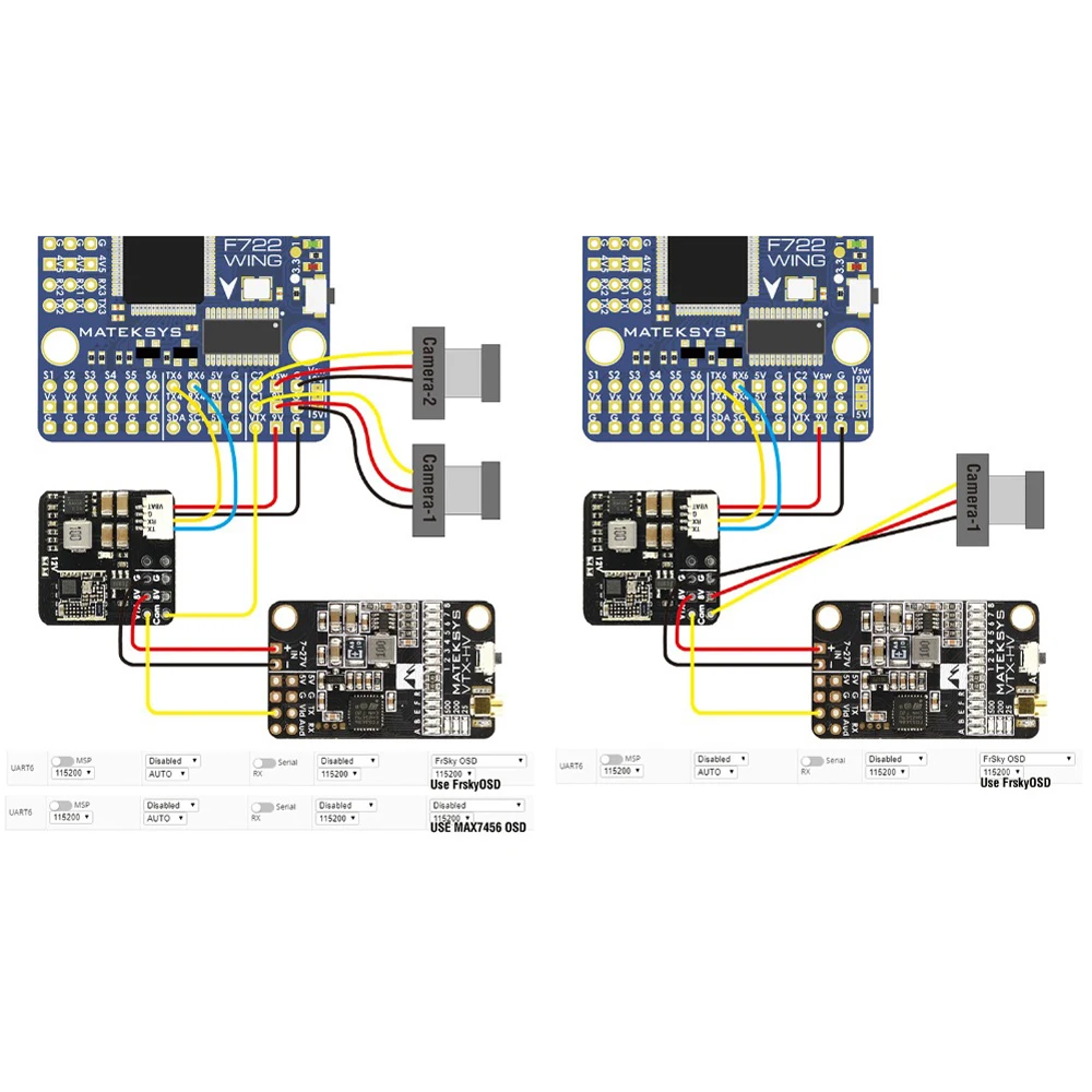 MATEK Analog Pixel OSD Module for FPV VTX Camera Flight Controller Support 8V Boost To 12V Voltage Power Regulater 9-30V | Игрушки и