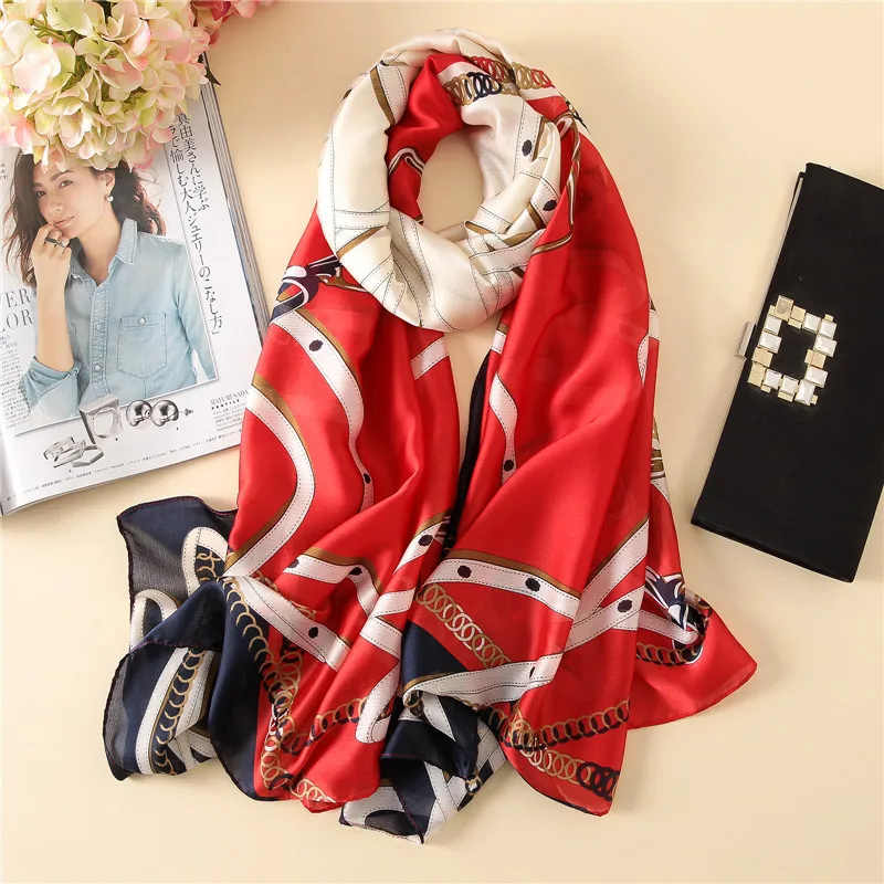 2022 Silk Scarf Women Fashion Print Shawls Wraps Lady Travel Pashmina High Quality Striped Scarves Winter Neck Wram 
2022 Silk Scarf Women Fashion Print Shawls Wraps Lady Travel Pashmina High Quality Striped Scarves Winter Neck Wram