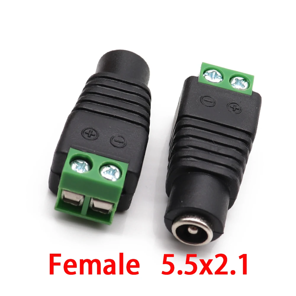 4 Set 8 pcs Cameras 2.1mm x 5.5mm Female Male DC Power Plug Adapter Female Plug Jack Adapter Connector Male Plug Socket green
4 Set 8 pcs Cameras 2.1mm x 5.5mm Female Male DC Power Plug Adapter Female Plug Jack Adapter Connector Male Plug Socket green
