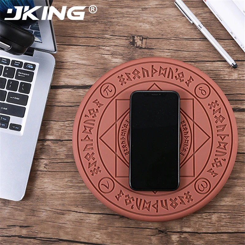 2019 Magic Circle Беспроводное зарядное устройство Qi Беспроводная Быстрая зарядка для